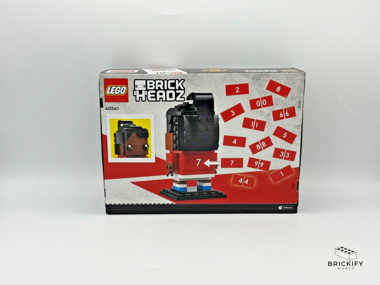 LEGO 40541 BrickHeadz Manchester United – Go Brick Me Neu & OVP