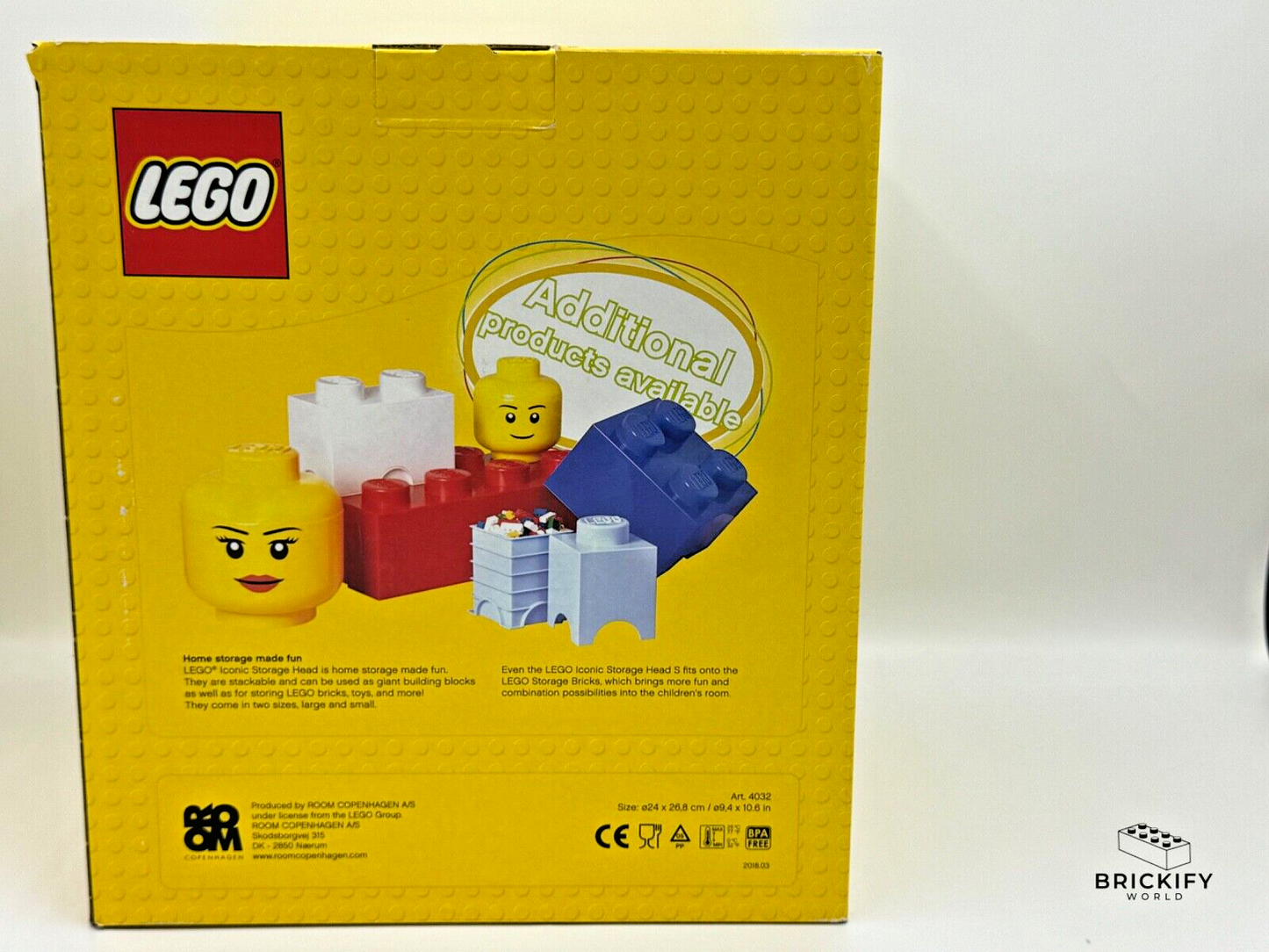 LEGO Aufbewahrungsbox Storage Head L Neu & OVP