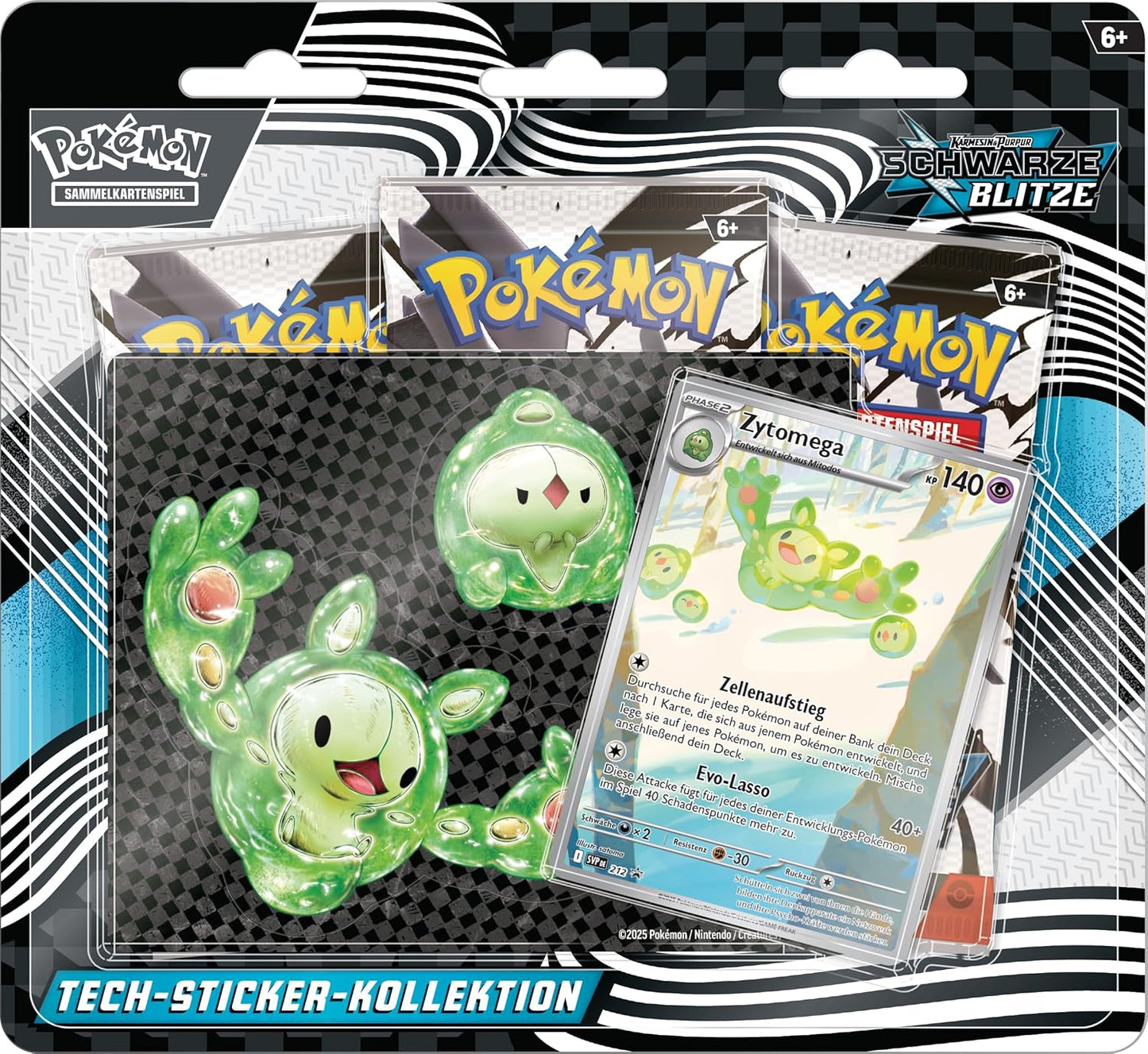 Pokémon Schwarze Blitze Tech-Sticker Kollektion DE