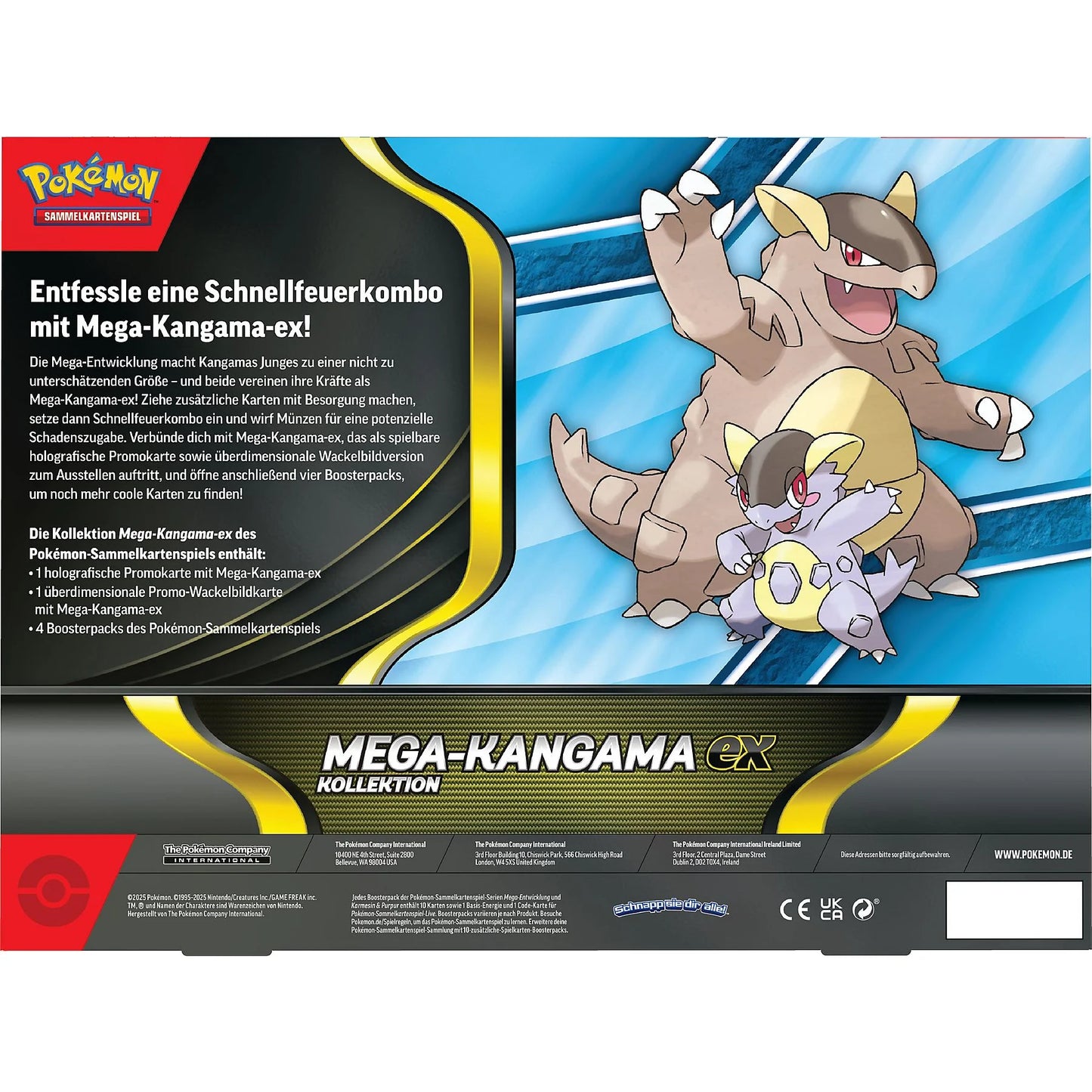 Pokémon Mega Kangama ex Kollektion Deutsch Vorbestellung
