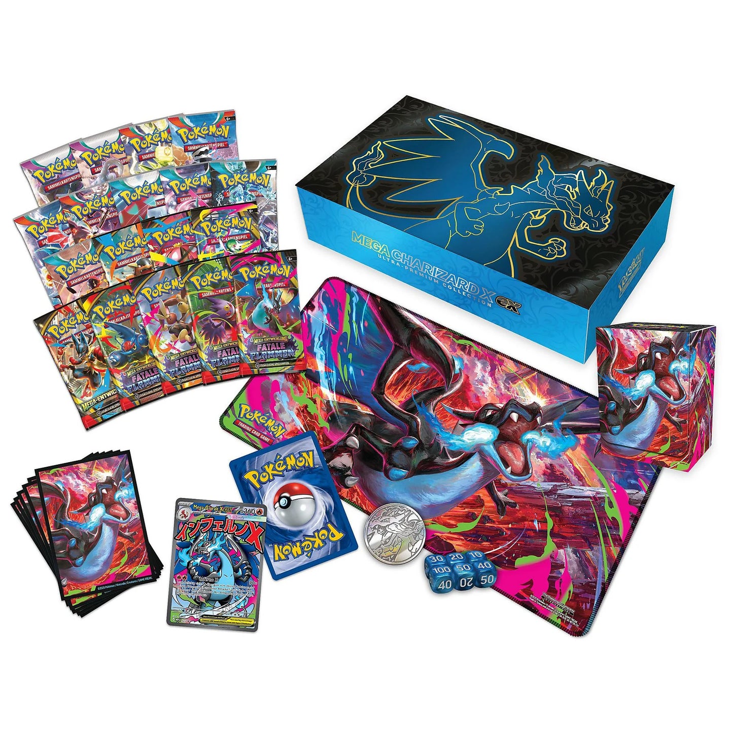 Pokémon Mega Glurak x Ex Ultra Premium Kollektion Deutsch Vorbestellung
