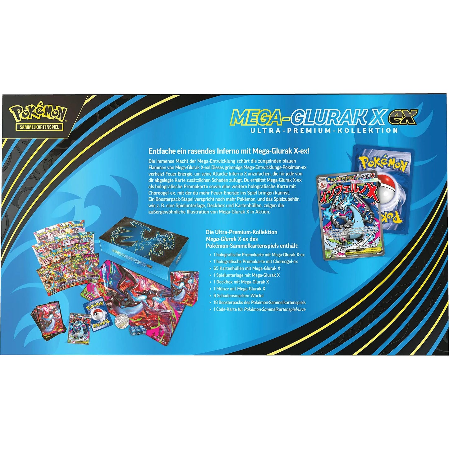 Pokémon Mega Glurak x Ex Ultra Premium Kollektion Deutsch Vorbestellung