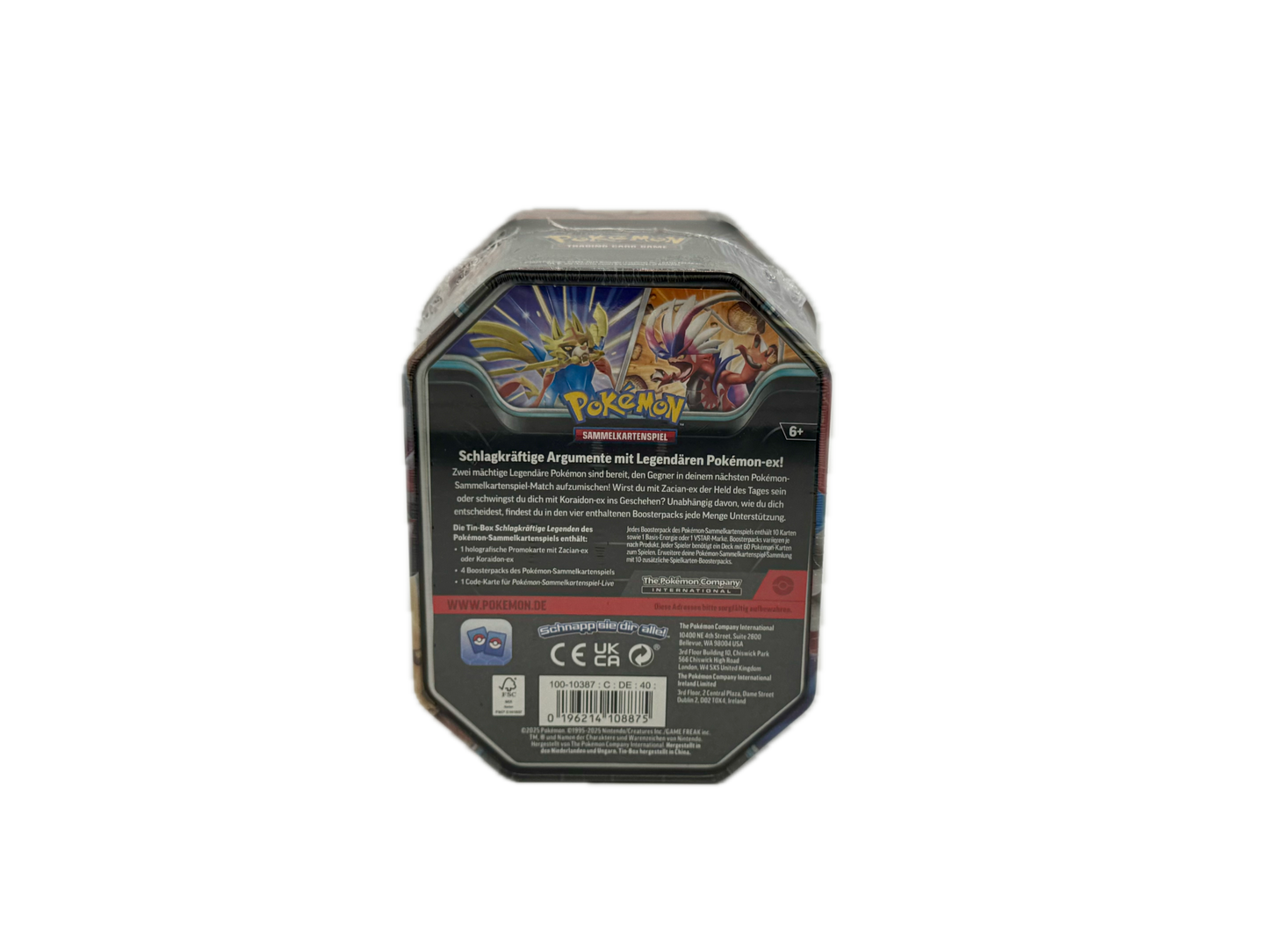 Pokémon Koraidon Ex Tin Box 121 (deutsch)