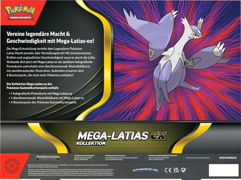 Pokémon Mega Latias ex Kollektion Deutsch Vorbestellung