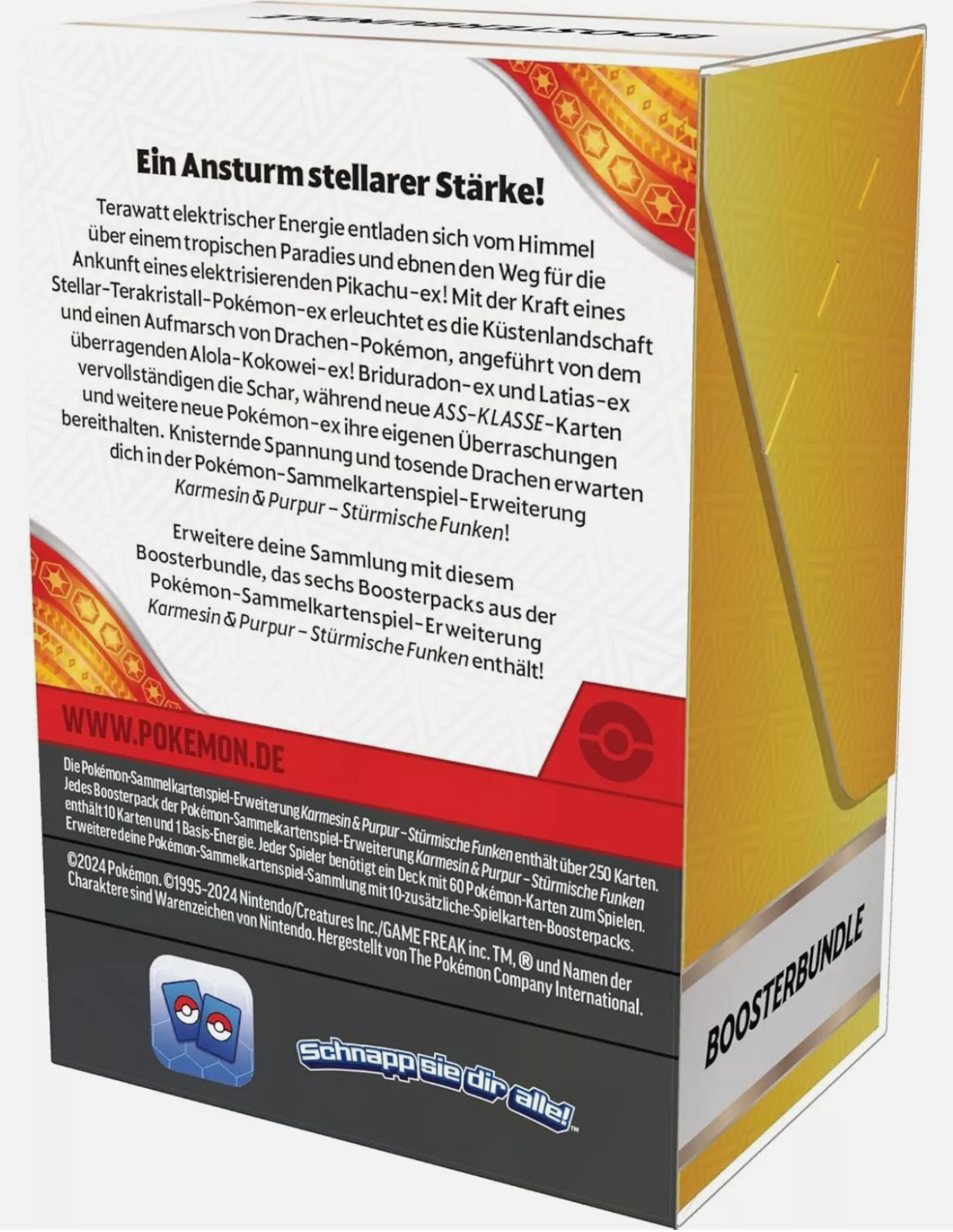 Pokémon - Karmesin & Purpur Stürmische Funken Booster Bundle