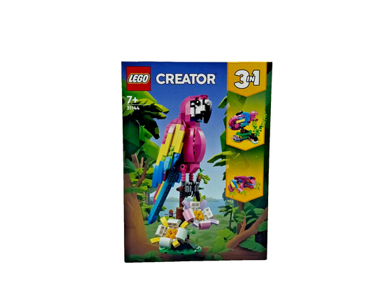 LEGO 31144 Creator Exotischer pinkfarbener Papagei