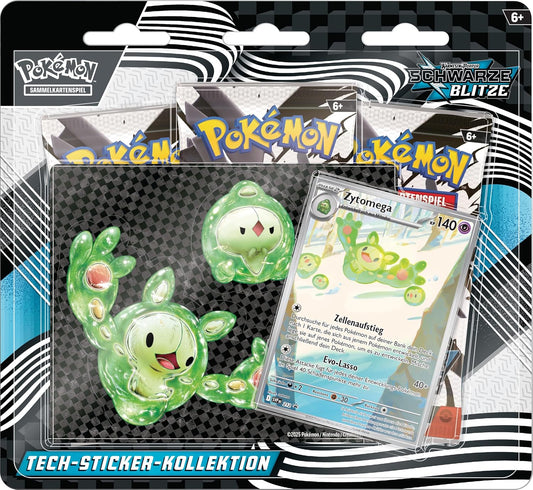 Pokémon Schwarze Blitze Tech-Sticker Kollektion DE