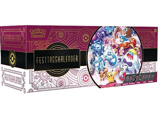 Pokémon Festtagskalender Adventskalender 2025 Deutsch