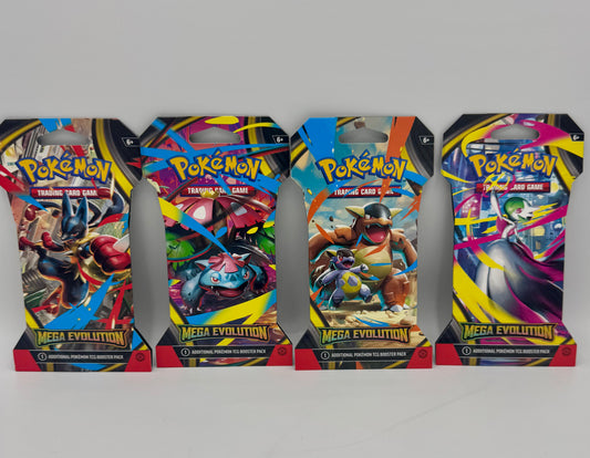 Pokémon Mega Evolution ME01 Booster Sleeved ENG 4 Pack