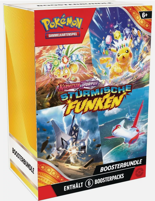 Pokémon - Karmesin & Purpur Stürmische Funken Booster Bundle