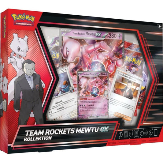 Pokémon Team Rockets Mewtu EX Kollektion - Deutsch
